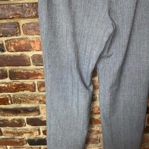 Luciano Dante Gray Striped Wide Leg Dress Pants Trousers Women's Size 10 - Picture 6 of 9